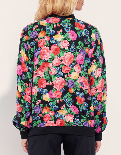 Veste teddy imprimée zippée ONEIDA