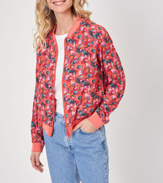 Veste teddy zippée imprimée Ecovero ONEIDA