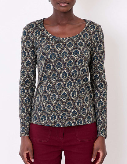 T-shirt imprimé coton bio KANPUR