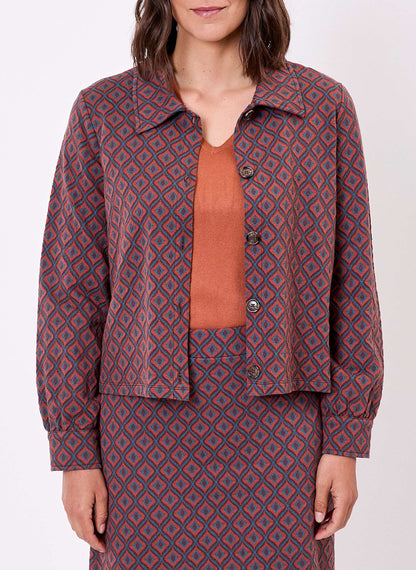 Veste maille jacquard bio SUMALI