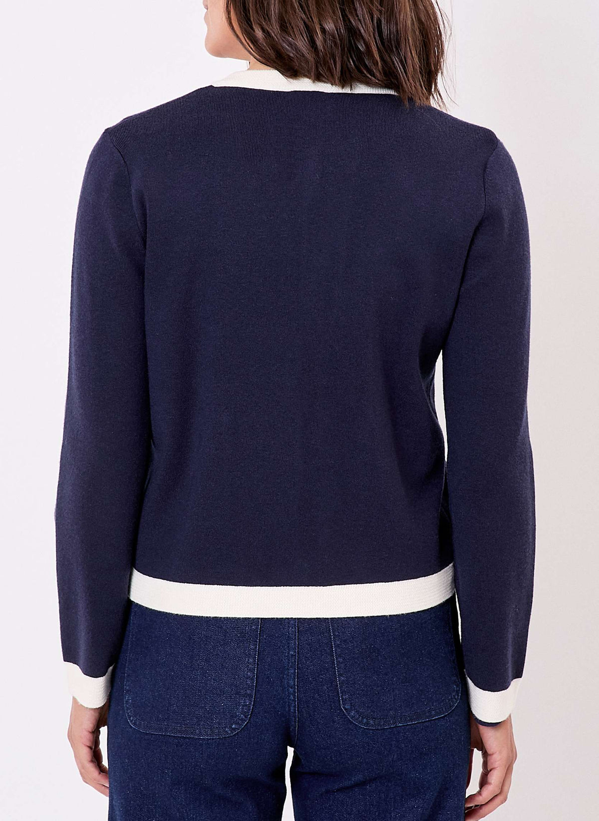 Veste gilet maille compacte ADONIE