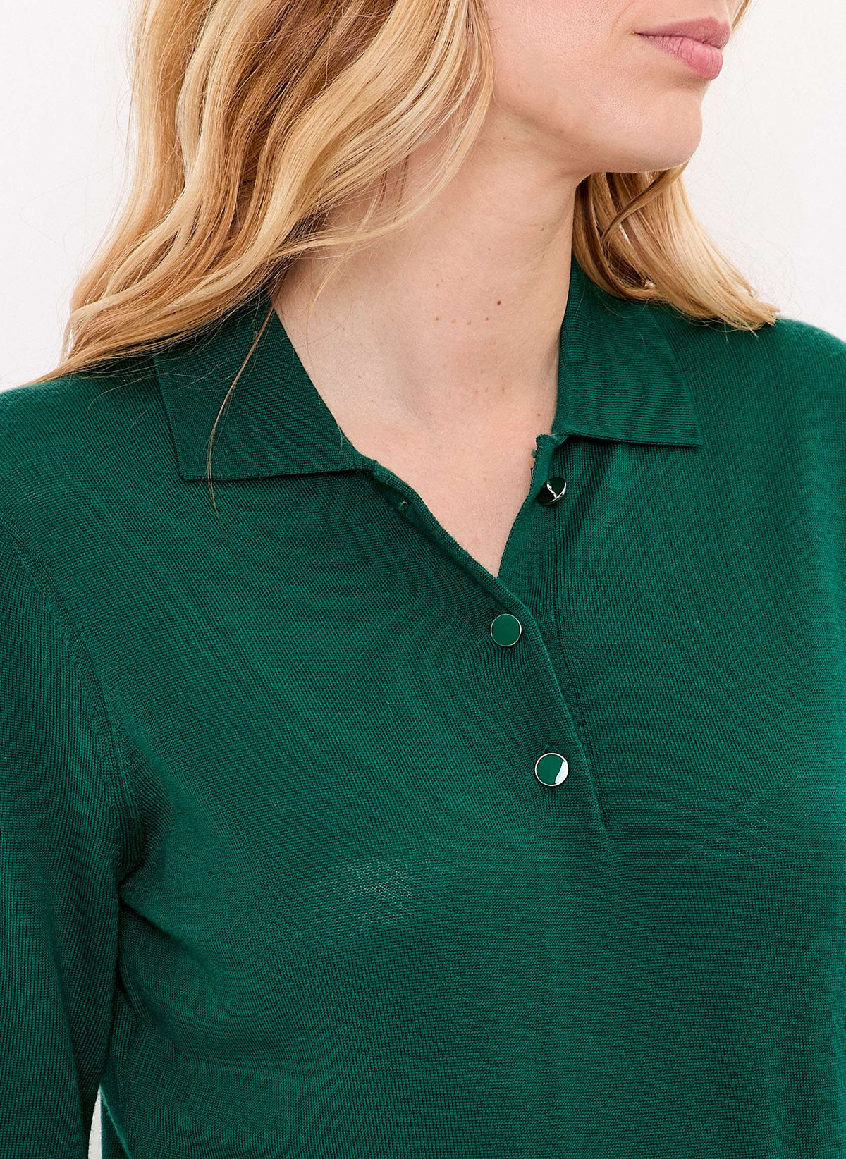 Pull laine mérinos col polo KARL