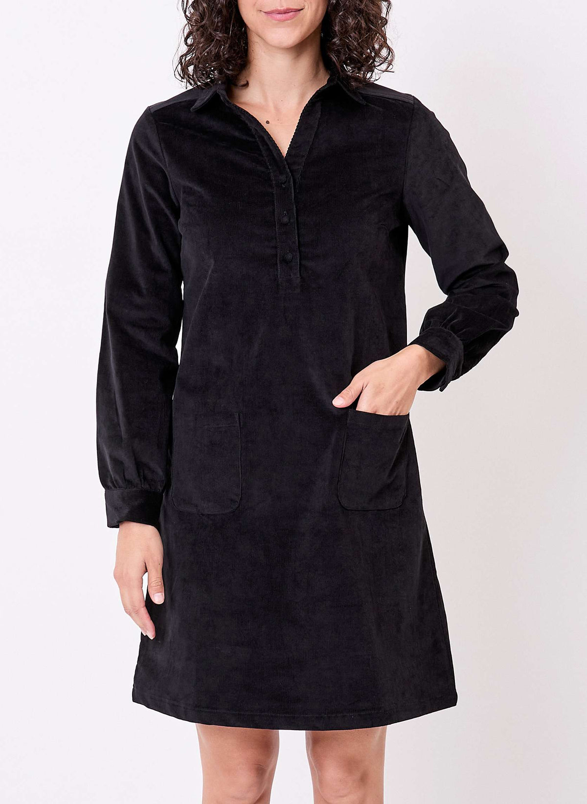 Robe droite velours côtelé bio PASSO