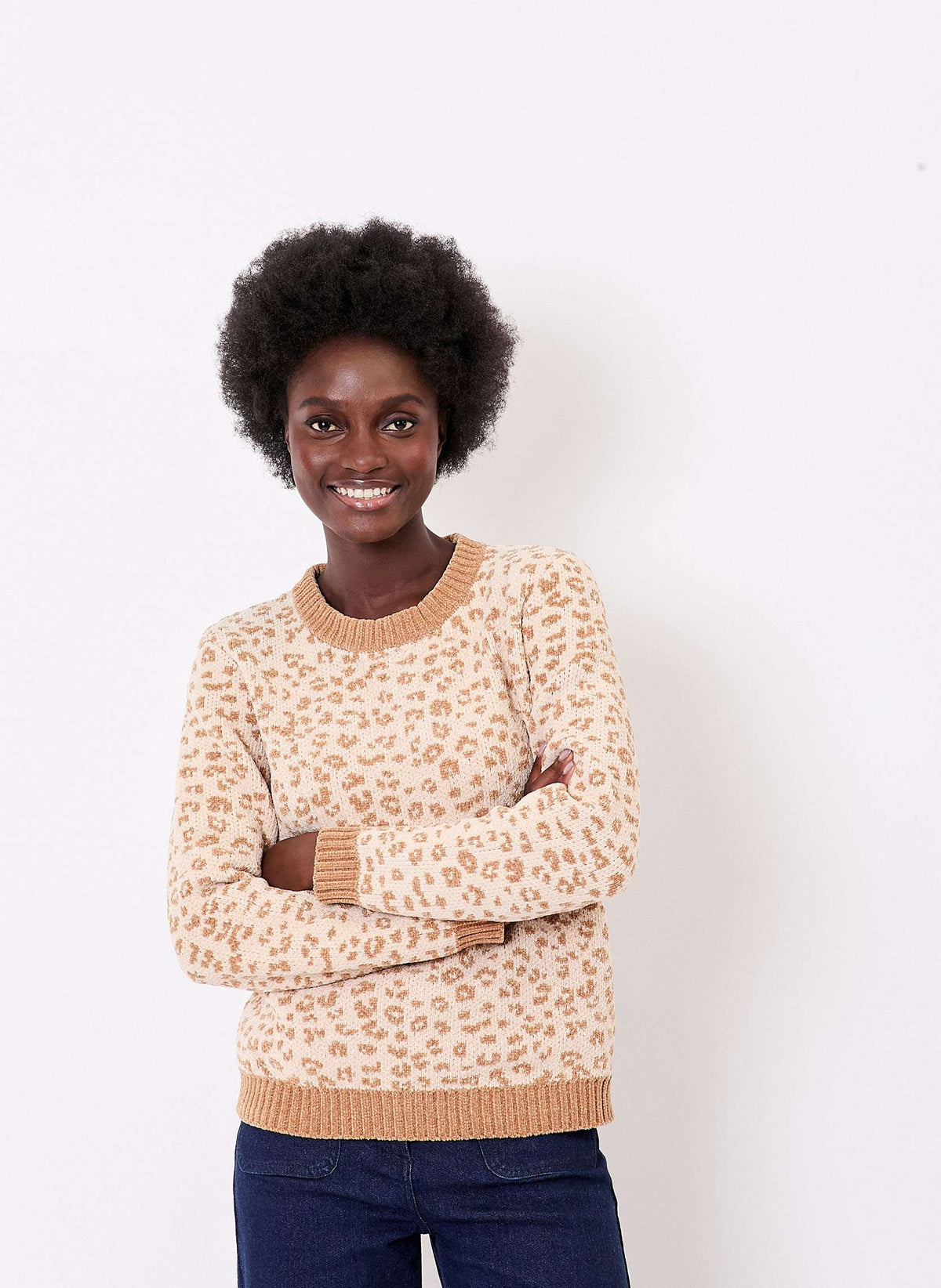 Pull maille duveteuse unie FALLON
