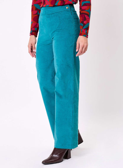 Pantalon droit large velours côtelé bio OSCAR