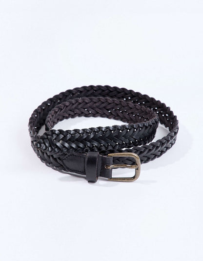 Ceinture cuir tressé DASRA
