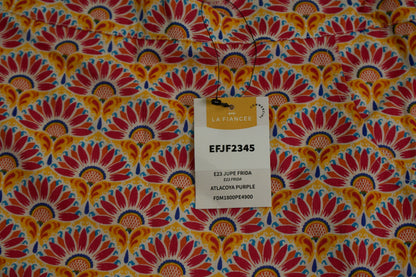 Jupe imprimée coton bio doublée FRIDA