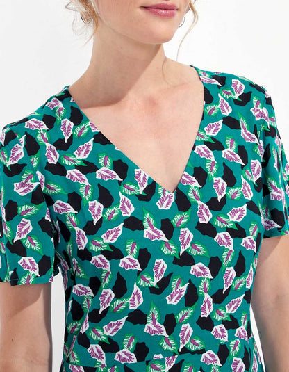 Robe fluide imprimée BINTOU