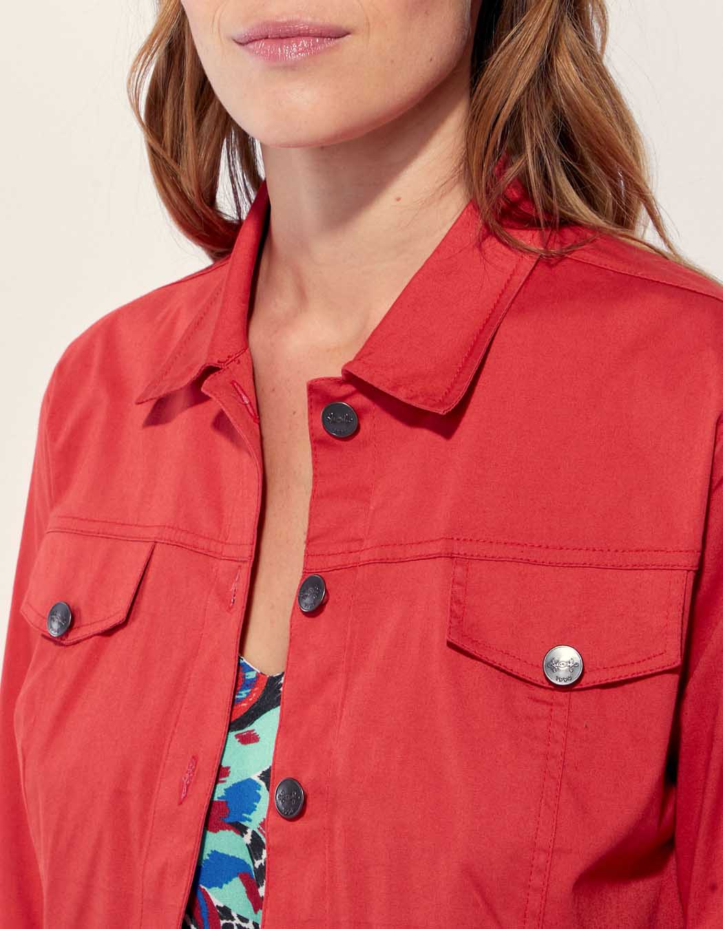 Veste coton esprit blouson ARACELY