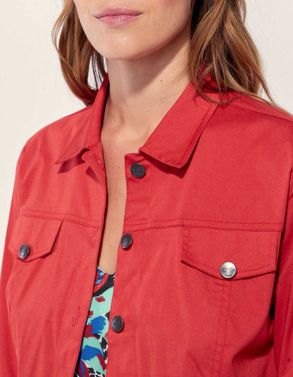 Veste coton esprit blouson ARACELY