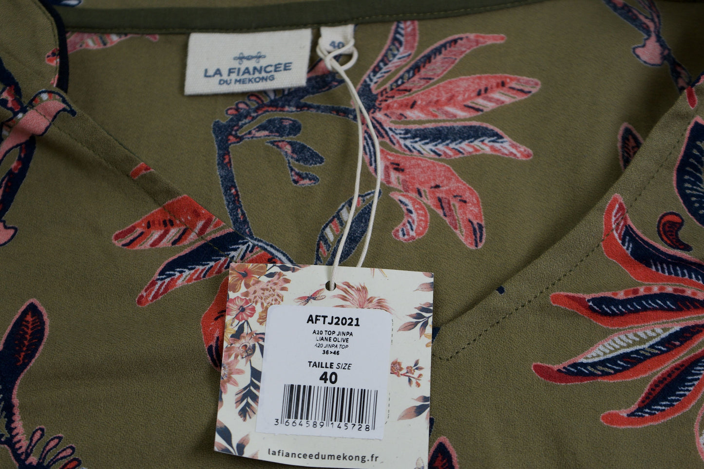 Top crêpe de coton Jinpa