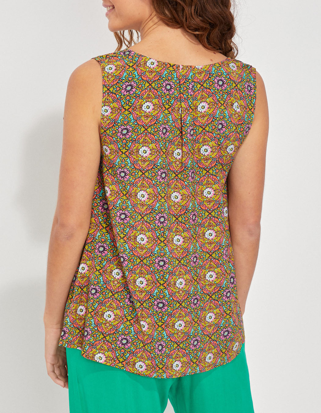 Top évasé sans manche ecovero MAYAHUEL