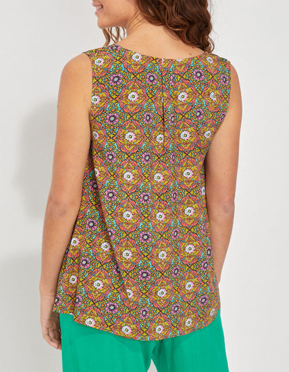 Top évasé sans manche ecovero MAYAHUEL