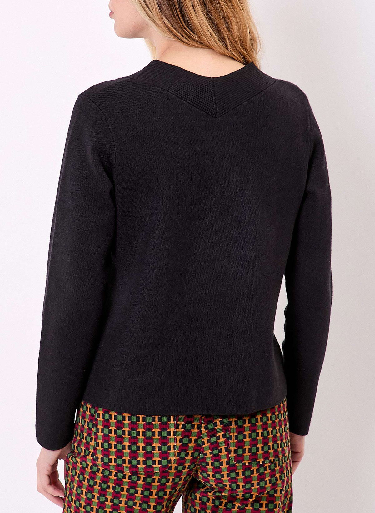 Gilet boutonné maille compacte MULADI