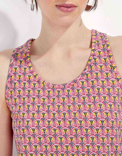 Débardeur coton imprimé MENO