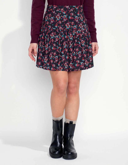 Jupe courte fluide imprimée PATNA