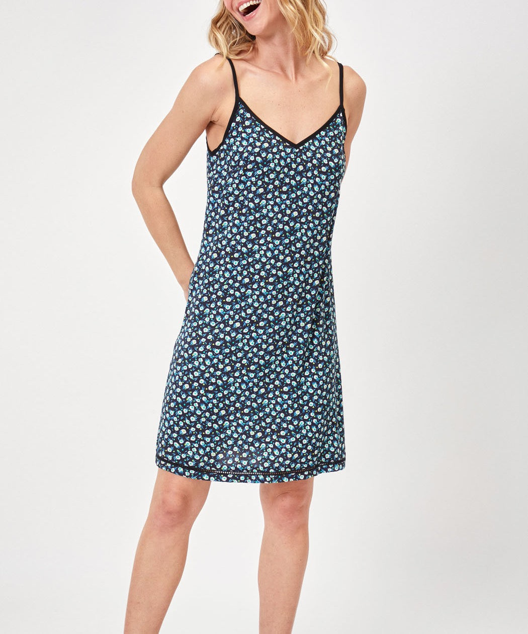 Robe fines bretelles ecovero PRETORIANE