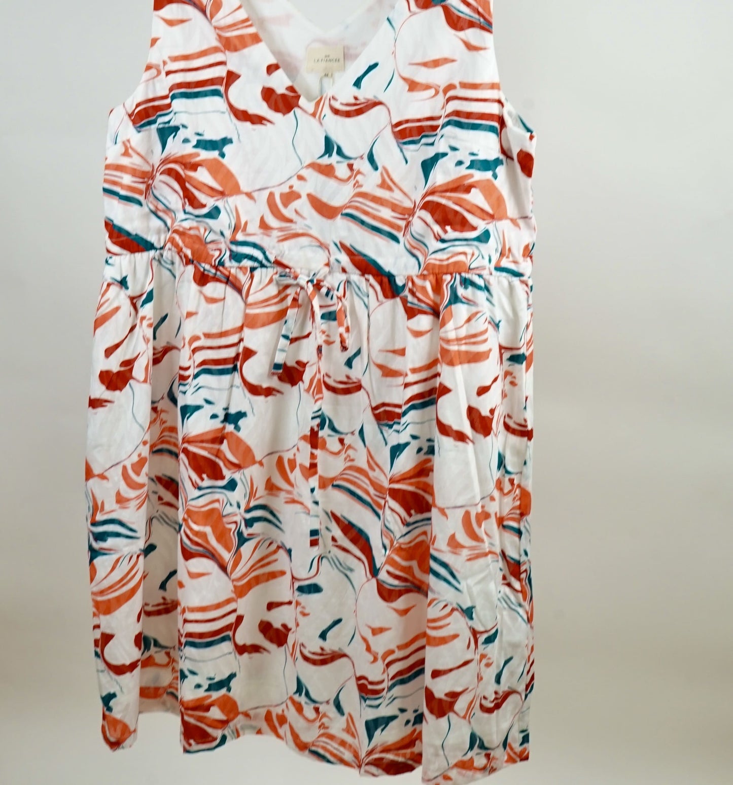 Robe courte doublée imprimée YASA