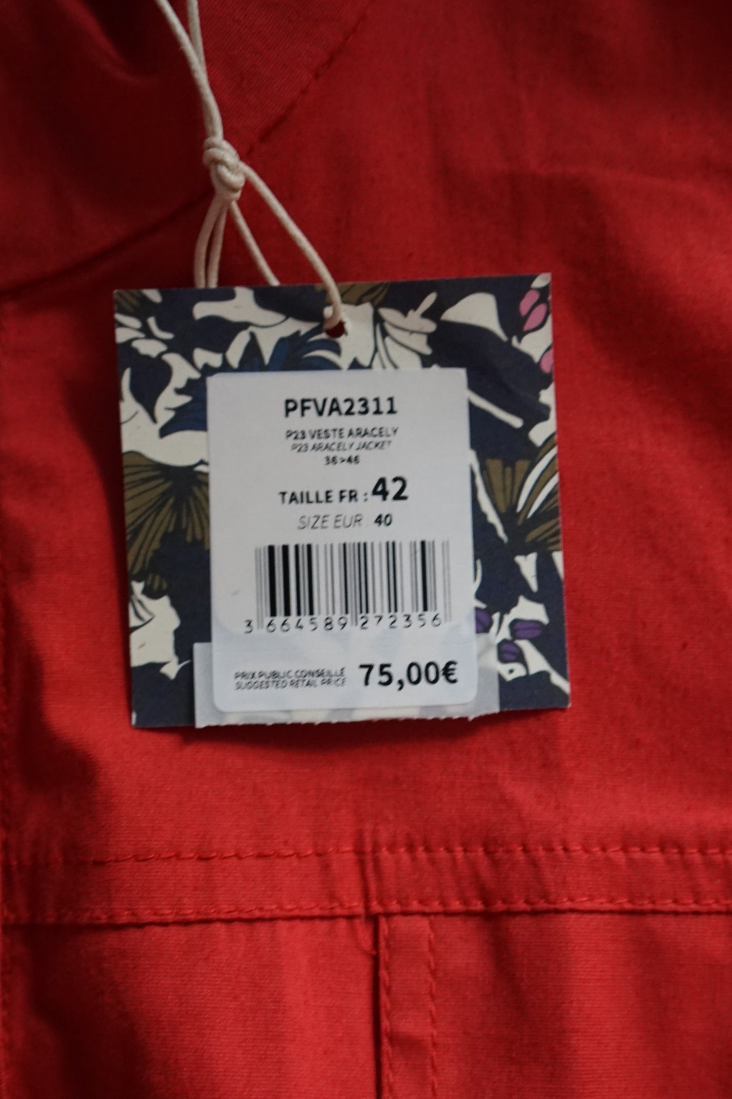 Veste coton esprit blouson ARACELY