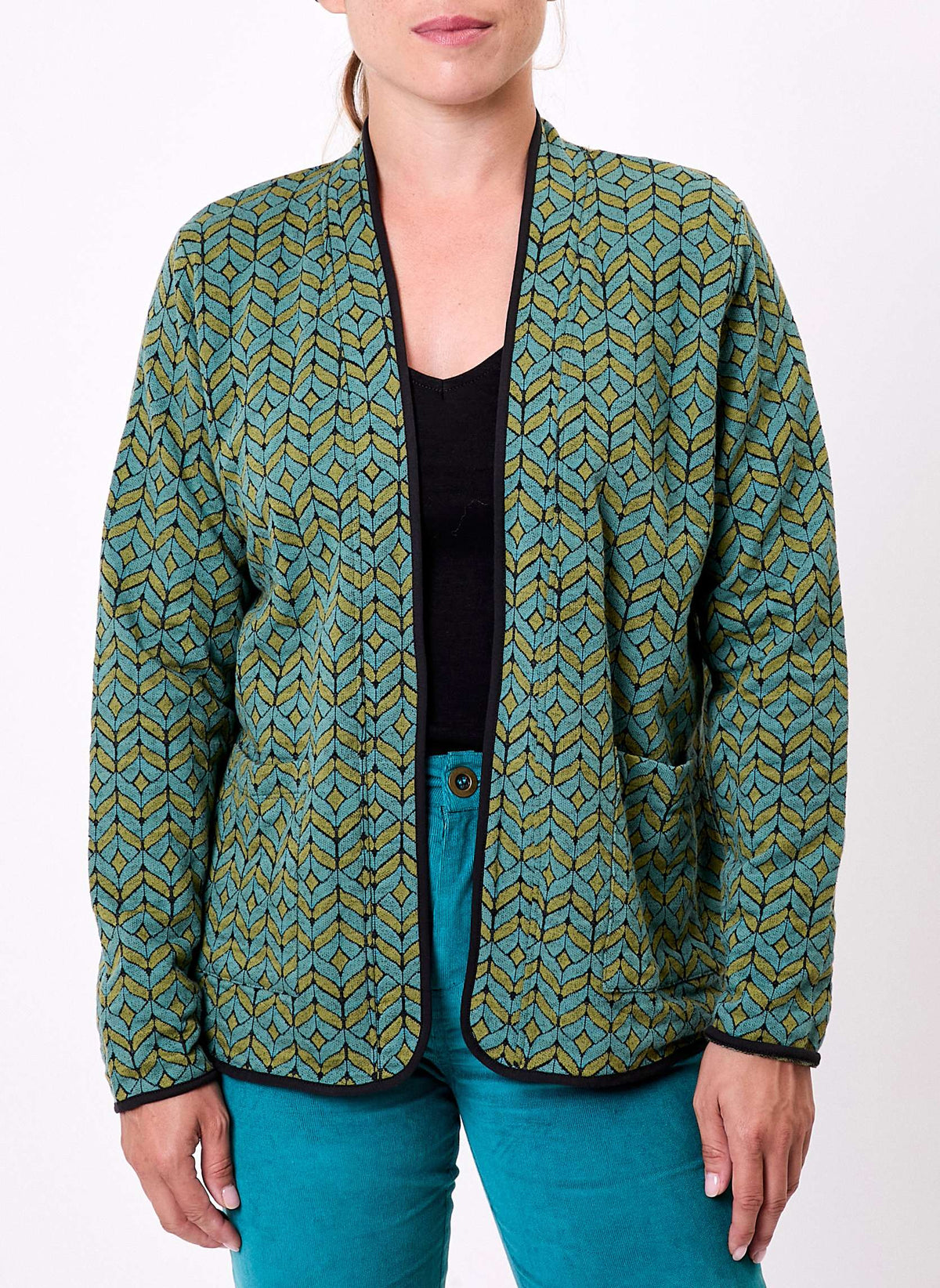 Gilet souple maille jacquard LEOTI