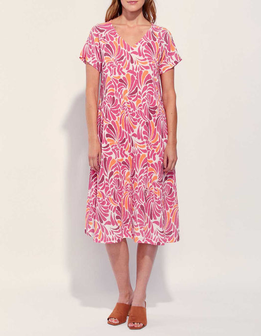 Robe midi plissée évasée ENDER