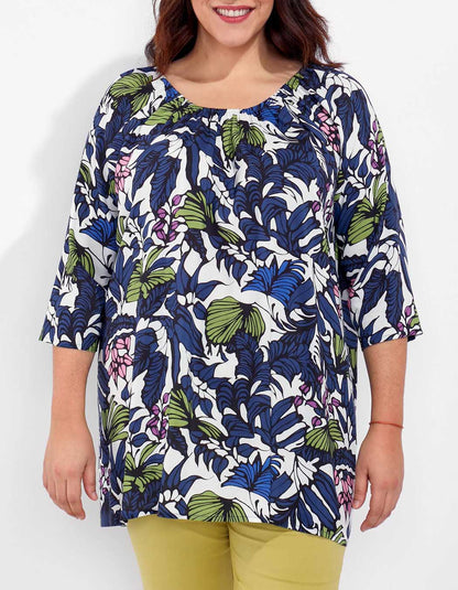 Tunique ample fluide imprimée ZOHA