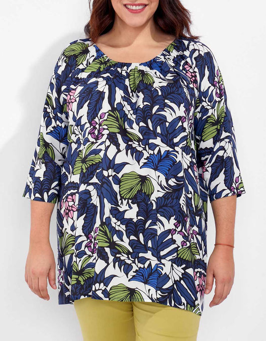 Tunique ample fluide imprimée ZOHA