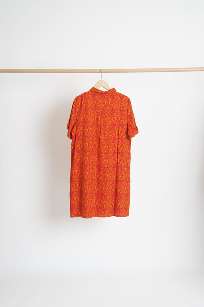 Robe chemisier crêpe de coton bio GAYANI