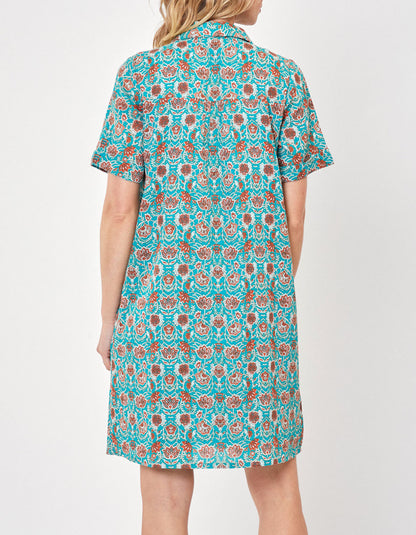 Robe chemisier crêpe de coton bio GAYANI