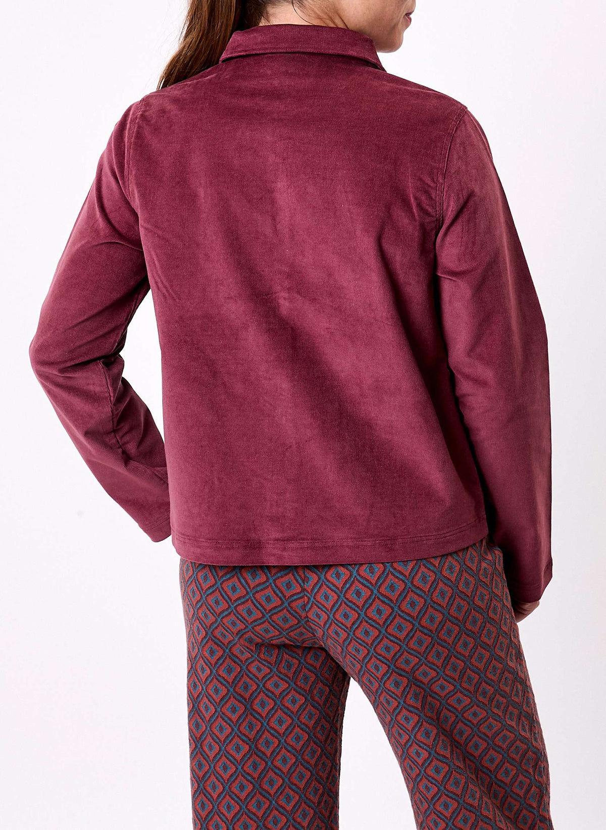 Veste courte velours côtelé bio LYSIANE
