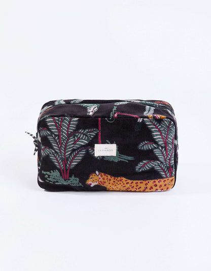 Grande pochette en velours KARUNI