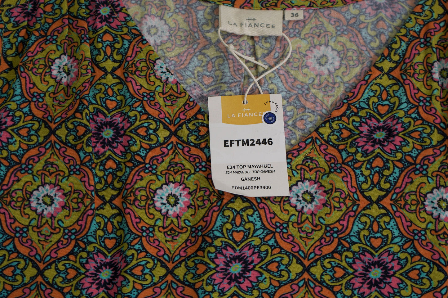 Top évasé sans manche ecovero MAYAHUEL