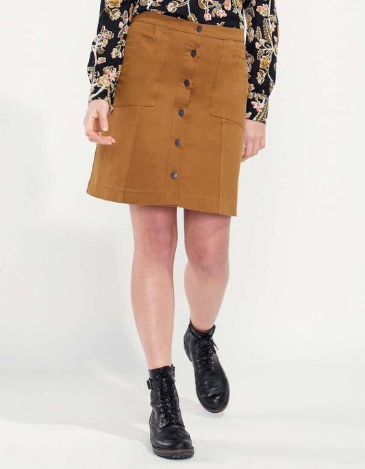 Jupe coton boutonnée PATIALA