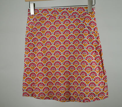 Jupe imprimée coton bio doublée FRIDA