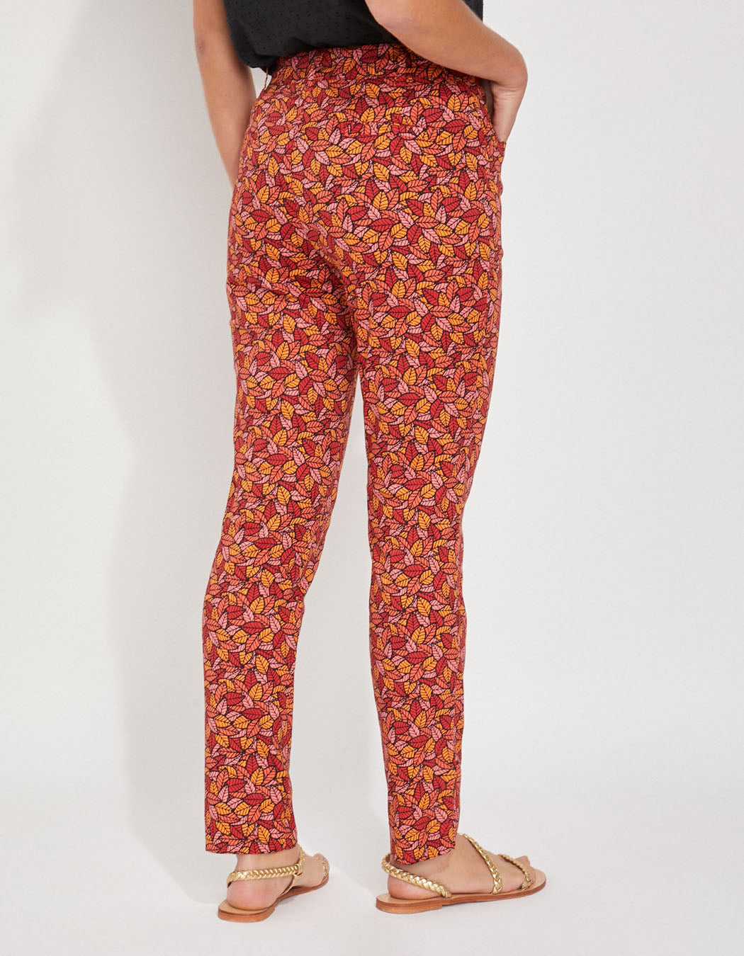 Pantalon cigarette coton MALACIA