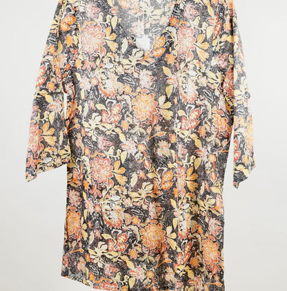 Tunique imprimée coton bio LAURIE