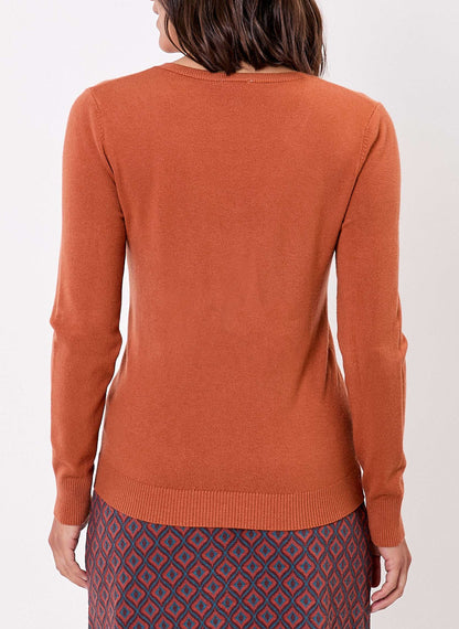 Pull maille col V HAYA