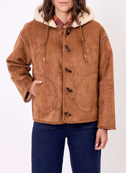Manteau suède réversible SADAR