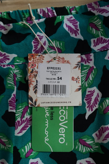 Pantalon large imprimé ESTIA