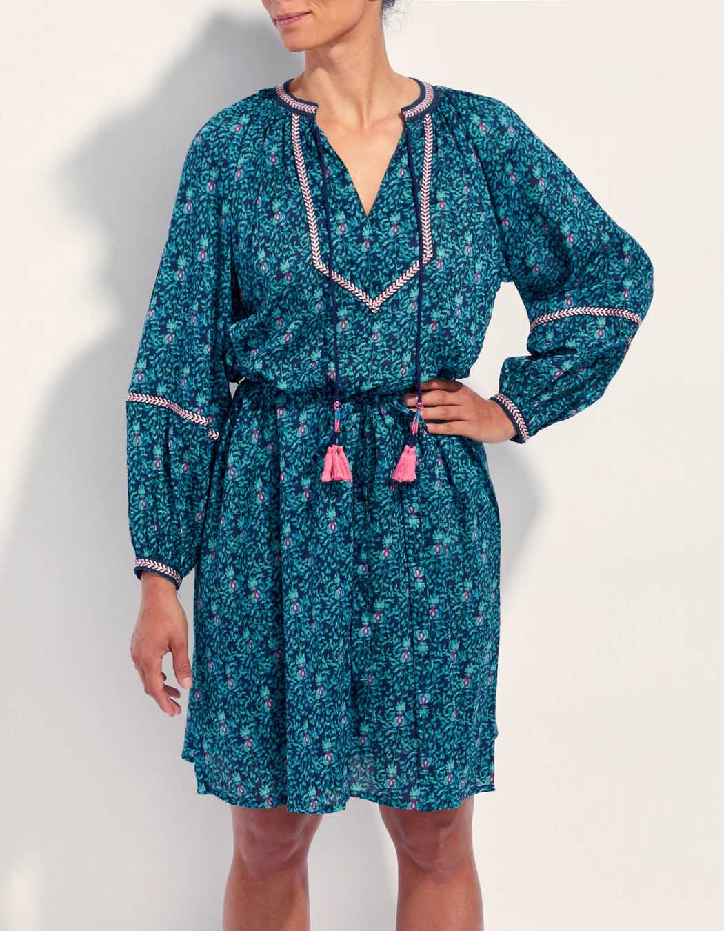 Robe ample imprimée coton bio ELUZAI