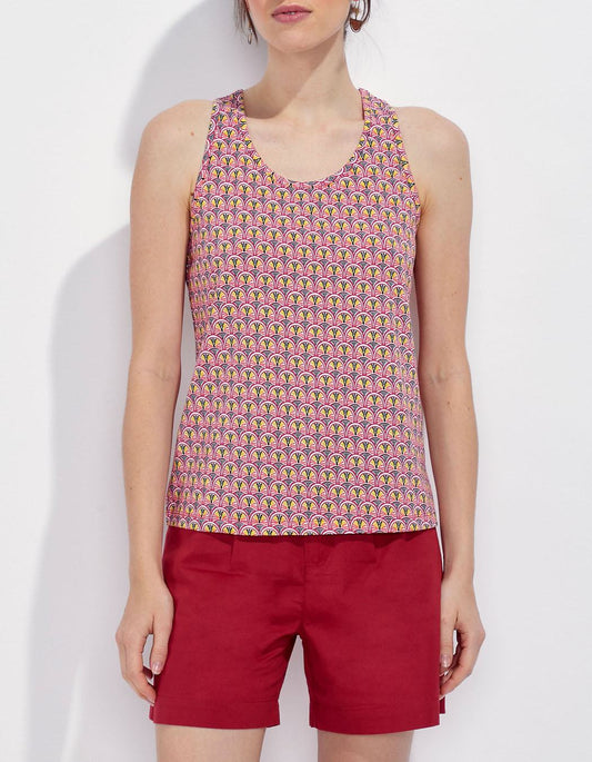 Débardeur coton imprimé MENO