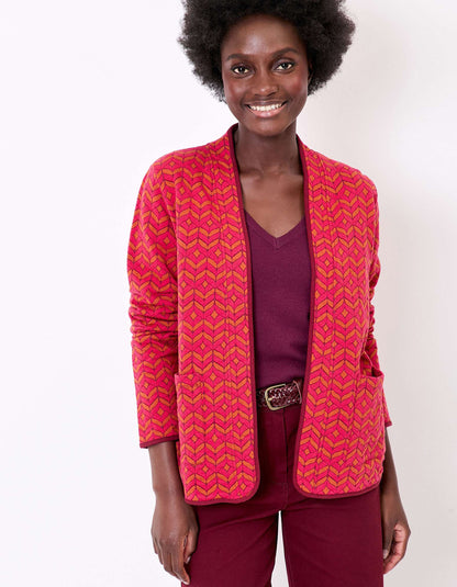 Gilet souple maille jacquard LEOTI