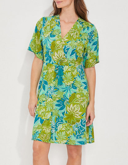 Robe coton bio évasée ZAINA