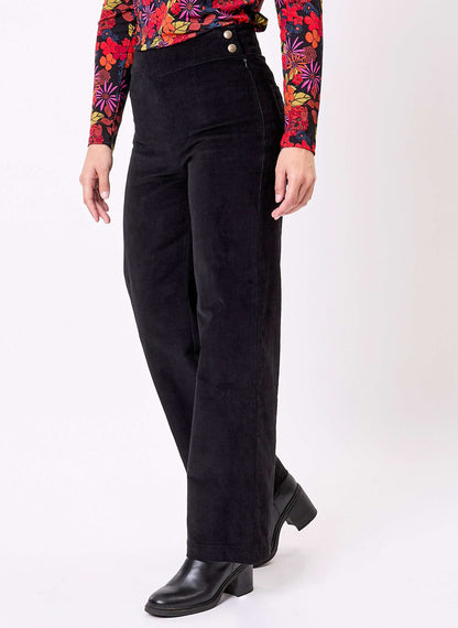 Pantalon droit large velours côtelé bio OSCAR