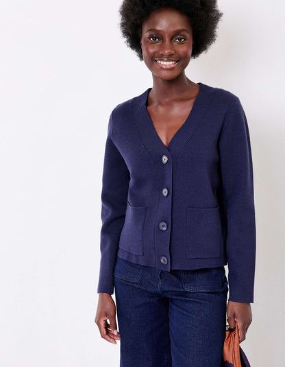Gilet boutonné maille compacte MULADI
