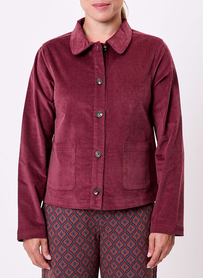 Veste courte velours côtelé bio LYSIANE