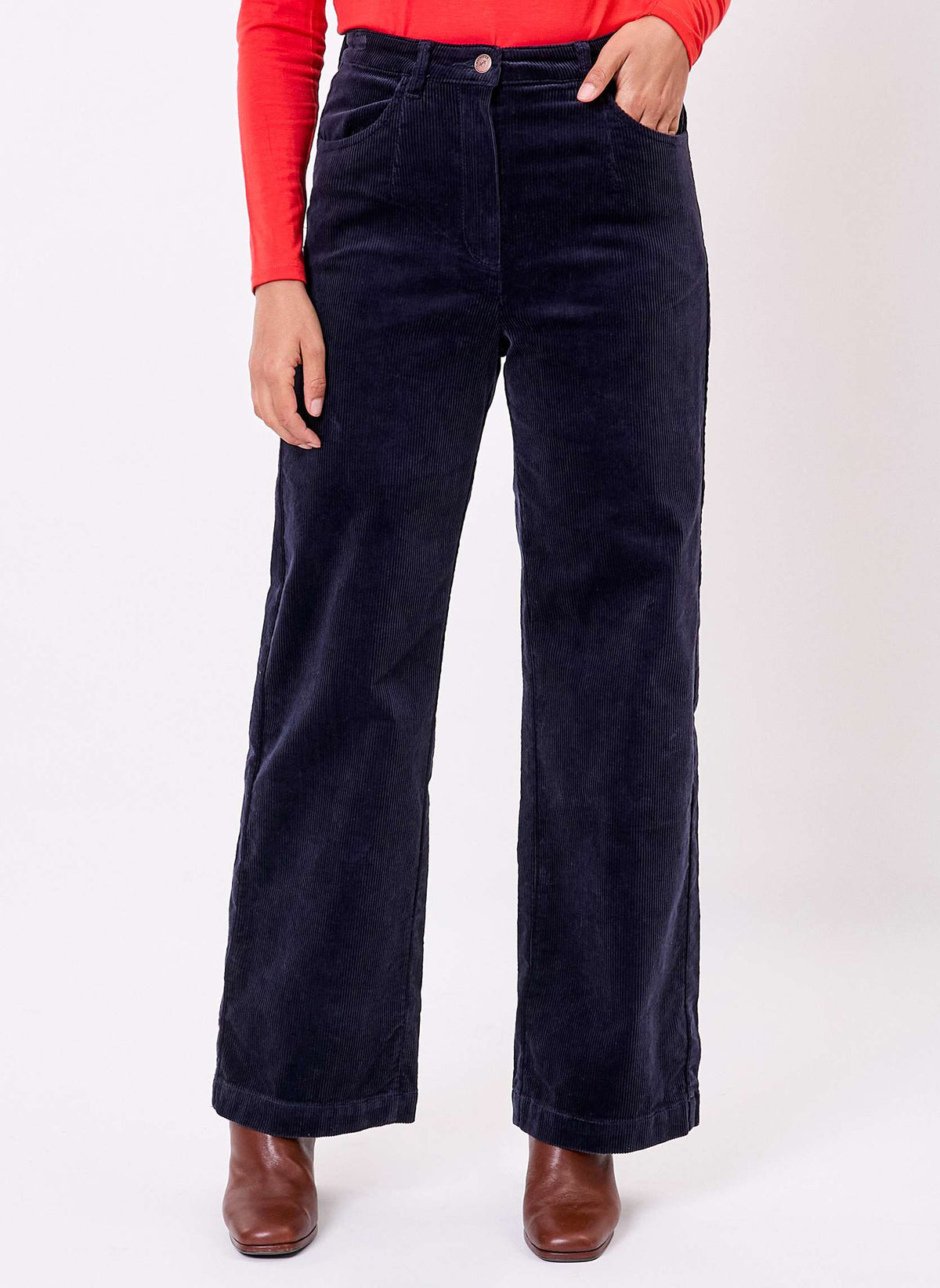 Pantalon large velours cotelé KEINAN