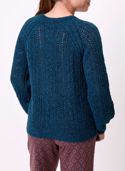 Pull tricot fantaisie torsadé  PADDI