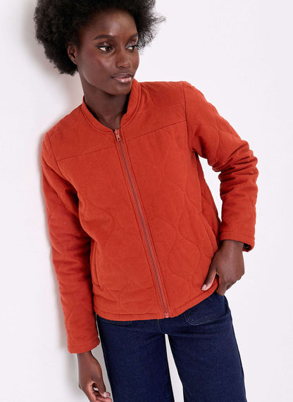 Veste matelassée flanelle coton bio OLAFI