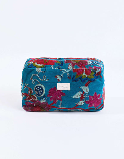 Grande pochette en velours KARUNI